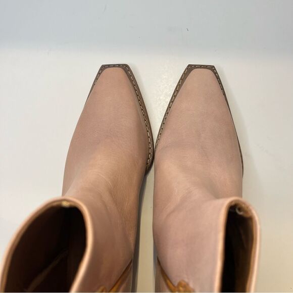 We The Free Wesley Pink Leather Western‎ Cowboy Boots New in Box - Picture 11 of 16